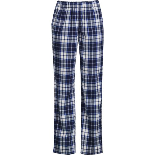 Lands' End Women's Plus Size Print Flannel Pajama Pants - 1x - Rich  Burgundy Woodland Scene in 2023