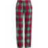 Women's Plus Size Print Flannel Pajama Pants, Front