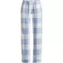Women's Petite Print Flannel Pajama Pants, Front