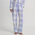 Women's Petite Print Flannel Pajama Pants, Front