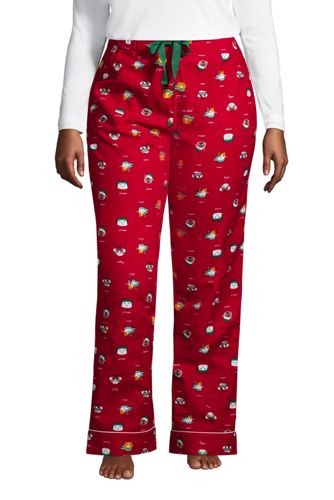 green and red pajama pants