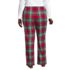 Women's Plus Size Print Flannel Pajama Pants, Back