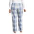 Women's Plus Size Print Flannel Pajama Pants, Back
