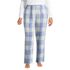 Women's Plus Size Print Flannel Pajama Pants, Front