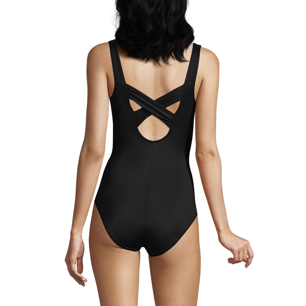 Women's SlenderSuit Carmela One Piece Swimsuit Lands' End
