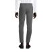 Men's Washable Wool Tailored Plain Front Trousers, Back