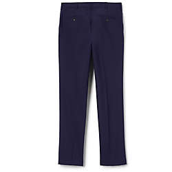 Men Big Washable Wool Tailored Plain Front Trousers, Back