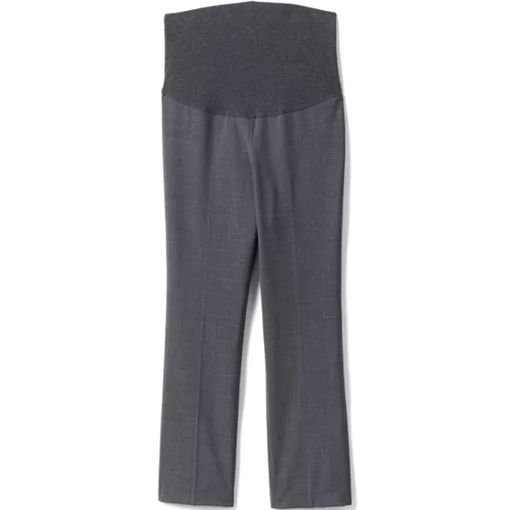 School Uniform Women's Washable Wool Maternity Straight Leg Pants - primary