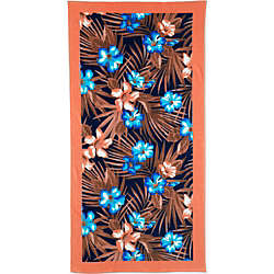 Printed Velour Beach Towel, Front