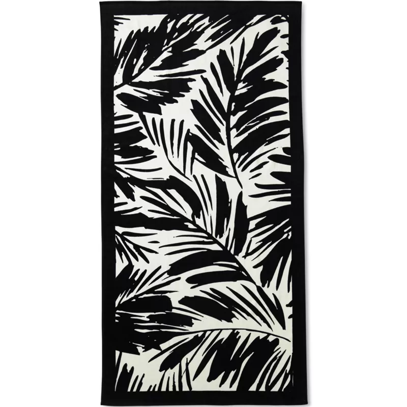 Printed Velour Beach Towel, Front