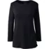 Women's Cotton Polyester Three Quarter Sleeve Button Hem Top, Front