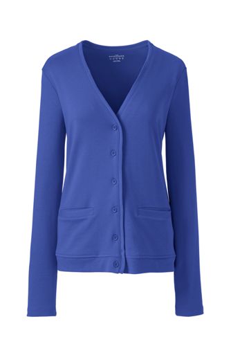 women's cotton cardigan with pockets