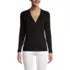 Women's Cotton Polyester V-neck Pocket Cardigan, Front