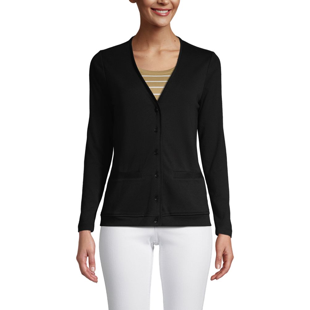 ladies v neck cardigan with pockets