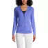 Women Petite Cotton Polyester V-neck Pocket Cardigan, Front