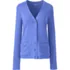 Women Petite Cotton Polyester V-neck Pocket Cardigan, Front