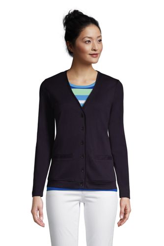 ladies cotton cardigan with pockets