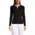 Women's Cotton Polyester Zip Crew Cardigan, Front