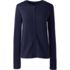 Women's Plus Size Cotton Polyester Zip Crew Cardigan, Front