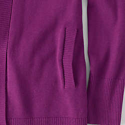 Women's Plus Size Cotton Modal Shawl Collar Cardigan Sweater, alternative image