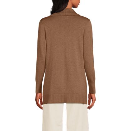 Women's Cotton Modal Shawl Collar Cardigan Sweater - image 3