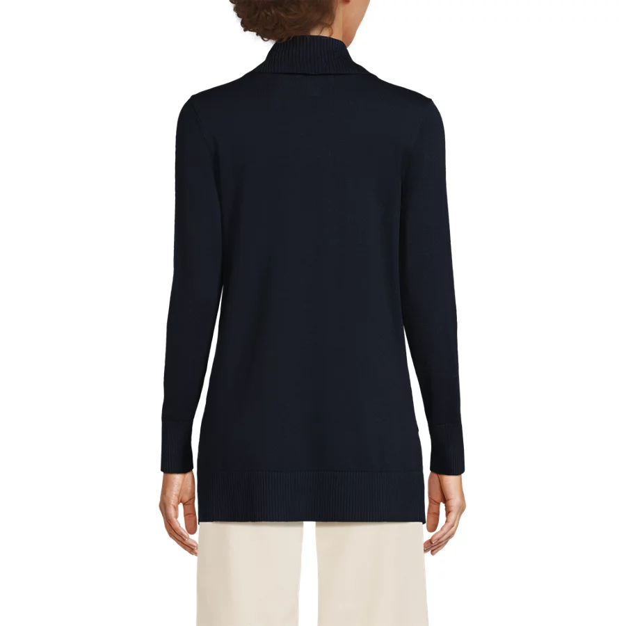 School Uniform Women's Cotton Modal Shawl Collar Cardigan Sweater view 3