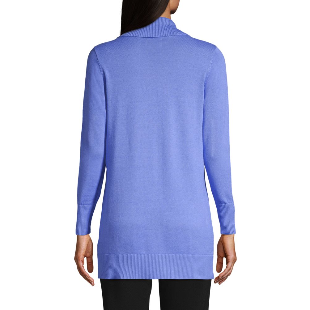 Women s Cotton Modal Shawl Collar Cardigan Sweater Lands End