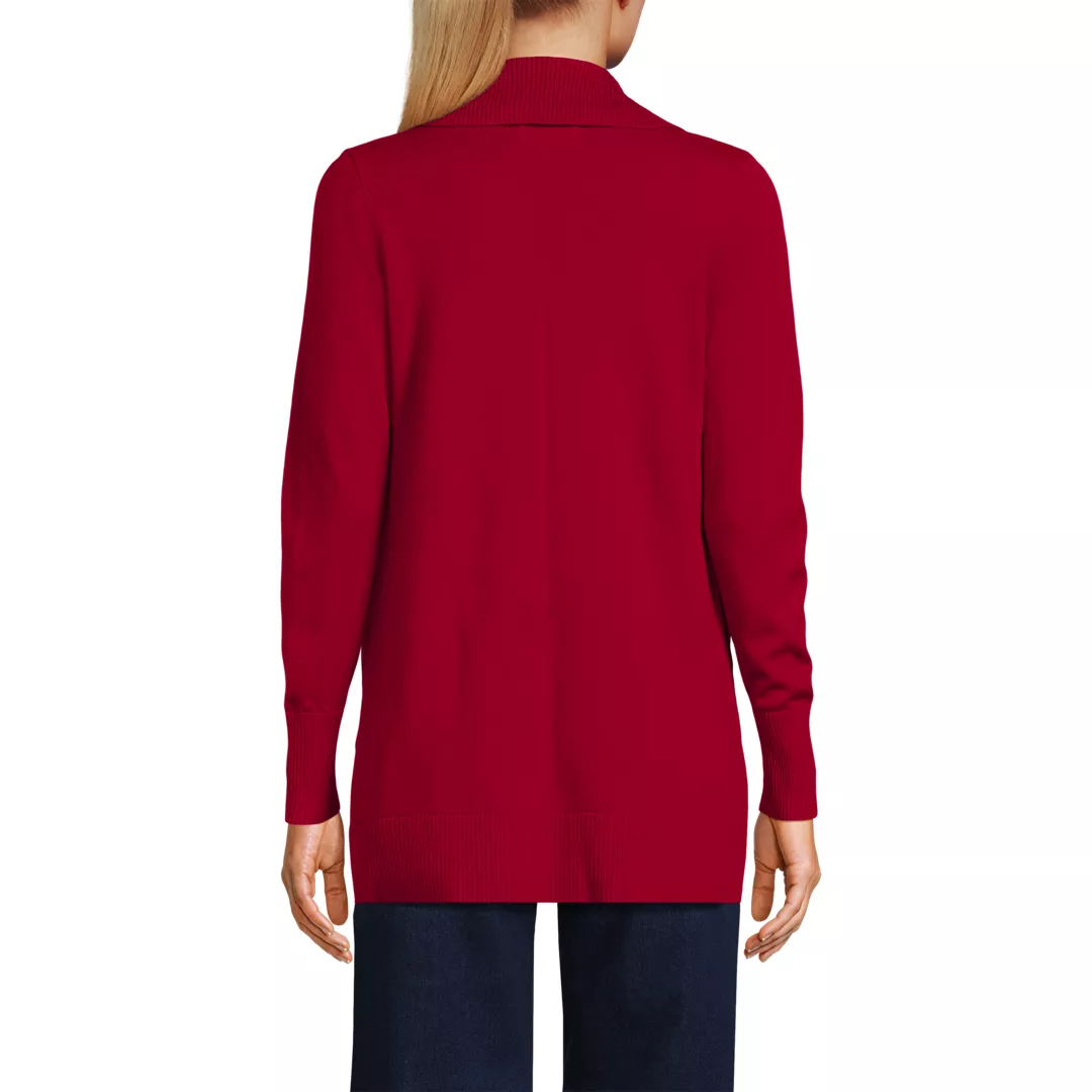 School Uniform Women's Cotton Modal Shawl Collar Cardigan Sweater