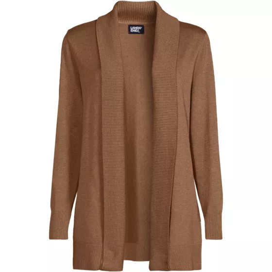 School Uniform Women's Cotton Modal Shawl Collar Cardigan Sweater - primary