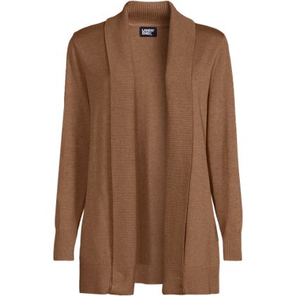 Women's Cotton Modal Shawl Collar Cardigan Sweater - primary