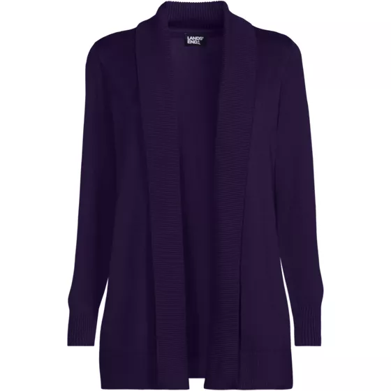 Women's Cotton Modal Shawl Collar Cardigan Sweater - primary