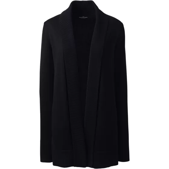 Women's Cotton Modal Shawl Collar Cardigan Sweater - primary