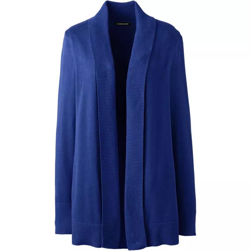 Women's Cotton Modal Shawl Collar Cardigan Sweater, Front