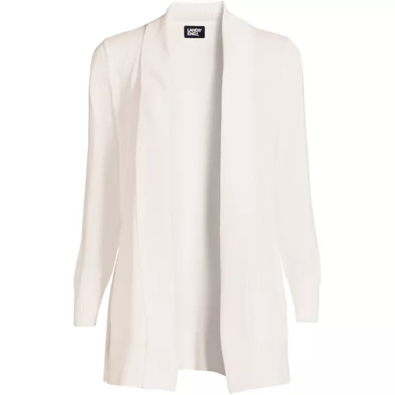 Women's Cotton Modal Shawl Collar Cardigan Sweater - primary