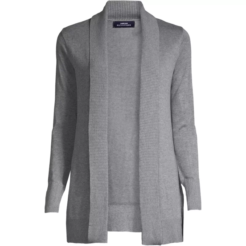 Women's Cotton Modal Shawl Collar Cardigan Sweater, Front
