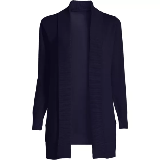 Women's Cotton Modal Shawl Collar Cardigan Sweater - primary