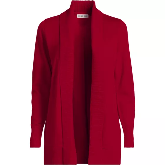 School Uniform Women's Cotton Modal Shawl Collar Cardigan Sweater - primary