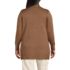 Women's Plus Size Cotton Modal Shawl Collar Cardigan Sweater, Back