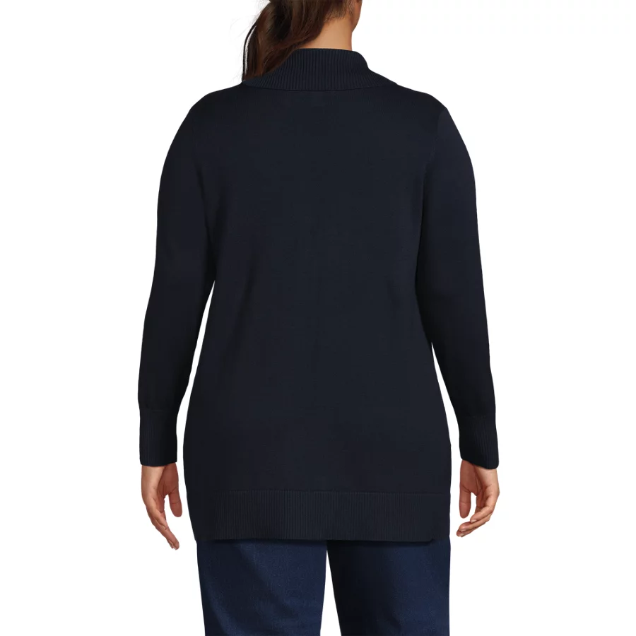 School Uniform Women's Cotton Modal Shawl Collar Cardigan Sweater view 2