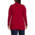 School Uniform Women's Plus Size Cotton Modal Shawl Collar Cardigan Sweater, Back