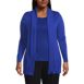 School Uniform Women's Plus Size Cotton Modal Shawl Collar Cardigan Sweater, Front