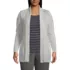 School Uniform Women's Plus Size Cotton Modal Shawl Collar Cardigan Sweater, Front