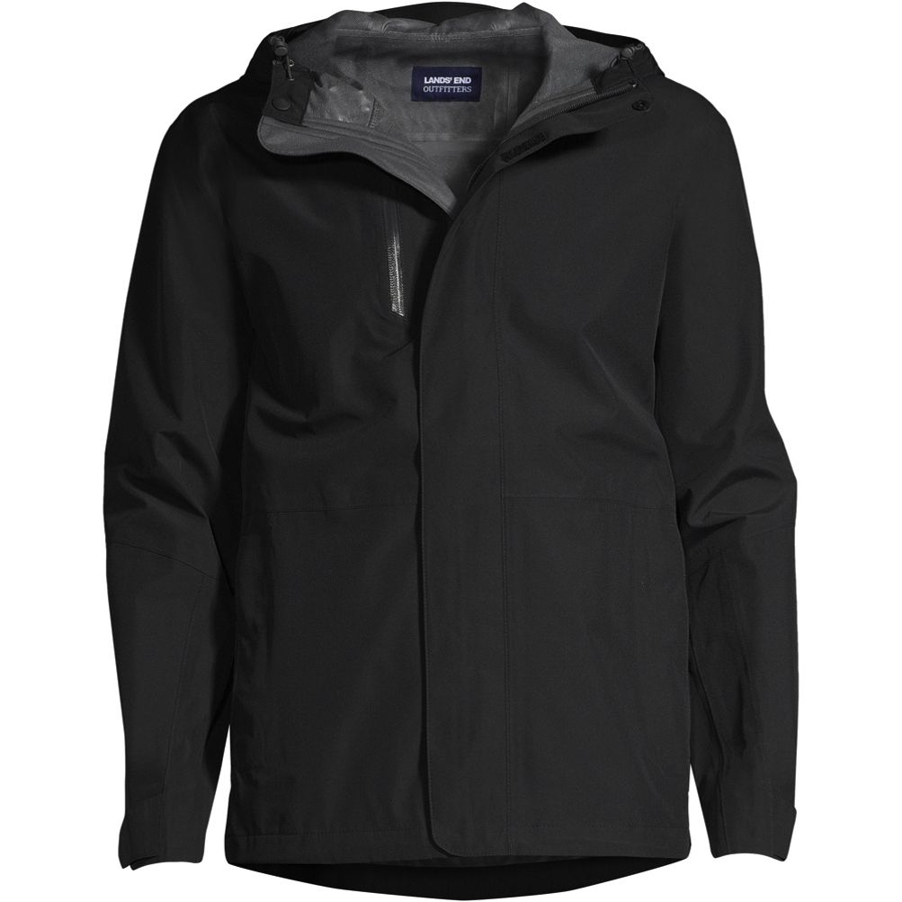 Lands end weather channel rain jacket best sale