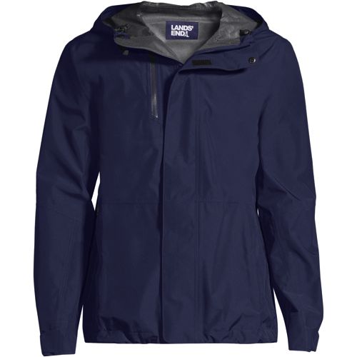 Lands end mens rain 2024 jacket