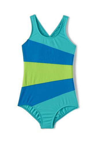 lands end little girl swimwear