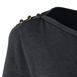 Women Cotton Modal Button Shoulder Boatneck Sweater, alternative image