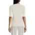 Women Cotton Modal Button Shoulder Boatneck Sweater, Back