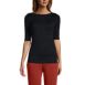 Women Cotton Modal Button Shoulder Boatneck Sweater, Front