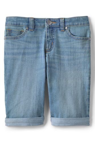 long jean shorts for girls