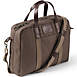 Waxed Canvas Laptop Briefcase, Front